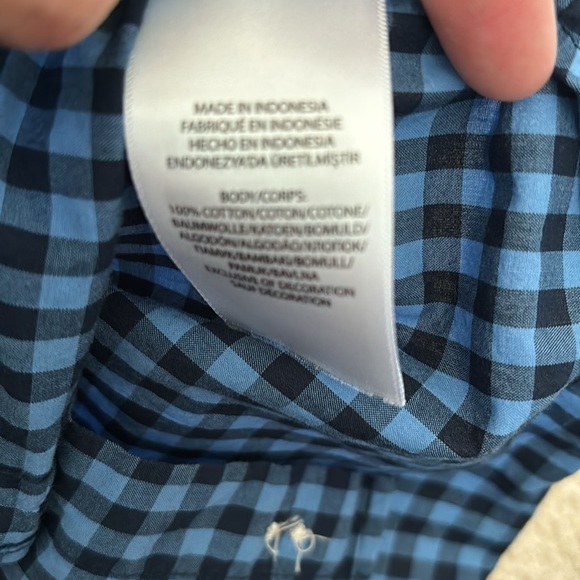 Ralph Lauren boy size 3/3T blue long sleeve button-down - Picture 6 of 6